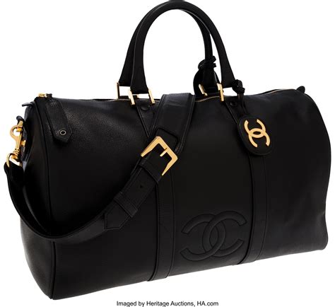 chanel caviar duffle bag|Chanel Luggage .